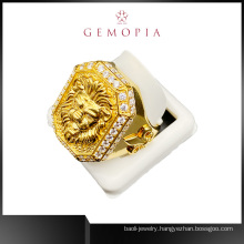 Classical 925 Sterling Silver Ring in Gold Plating